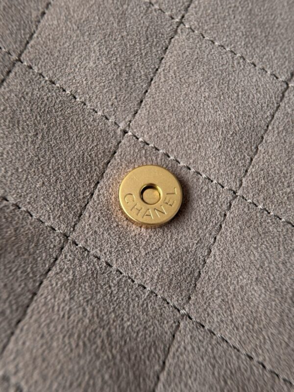 God Factory Chanel Bags Code 10448 25K Hobo Grey Small Size 30x26x14cm