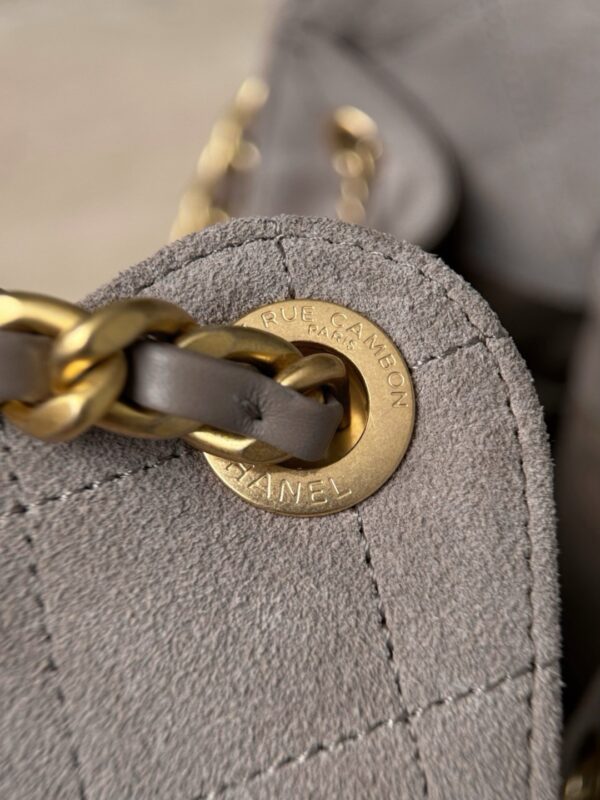 God Factory Chanel Bags Code 10448 25K Hobo Grey Small Size 30x26x14cm