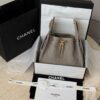 God Factory Chanel Bags Code 10448 25K Hobo Grey Small Size 30x26x14cm