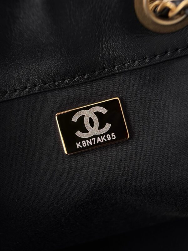 God Factory Chanel Bags Code 10447 25K Hobo Black Small Size 30x26x14cm