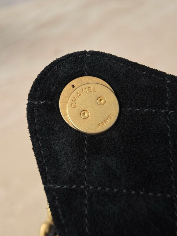 God Factory Chanel Bags Code 10447 25K Hobo Black Small Size 30x26x14cm