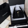 God Factory Chanel Bags Code 10447 25K Hobo Black Small Size 30x26x14cm