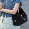 God Factory Chanel Bags Code 10447 25K Hobo Black Small Size 30x26x14cm
