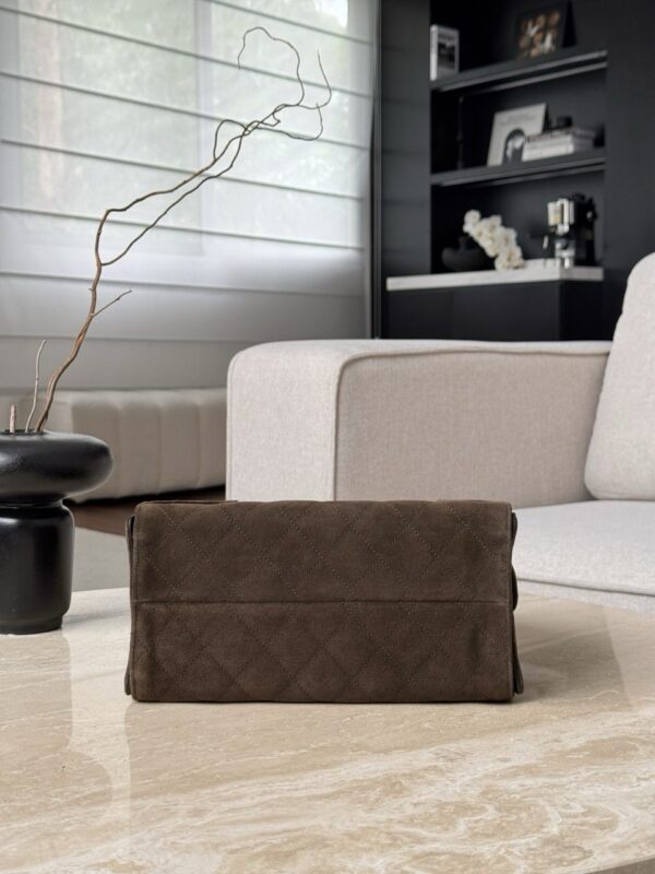 God Factory Chanel Bags Code 10446 25K Hobo Brown Small Size 30x26x14cm