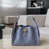 God Factory Chanel Bags Code 10445 25K Hobo Blue Small Size 30x26x14cm