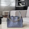 God Factory Chanel Bags Code 10445 25K Hobo Blue Small Size 30x26x14cm