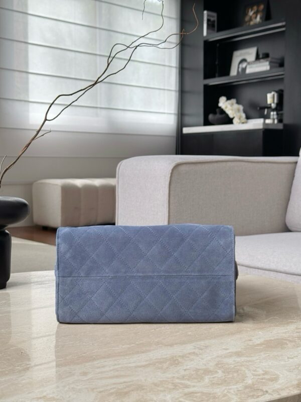 God Factory Chanel Bags Code 10445 25K Hobo Blue Small Size 30x26x14cm