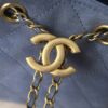 God Factory Chanel Bags Code 10445 25K Hobo Blue Small Size 30x26x14cm