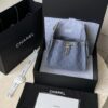God Factory Chanel Bags Code 10445 25K Hobo Blue Small Size 30x26x14cm