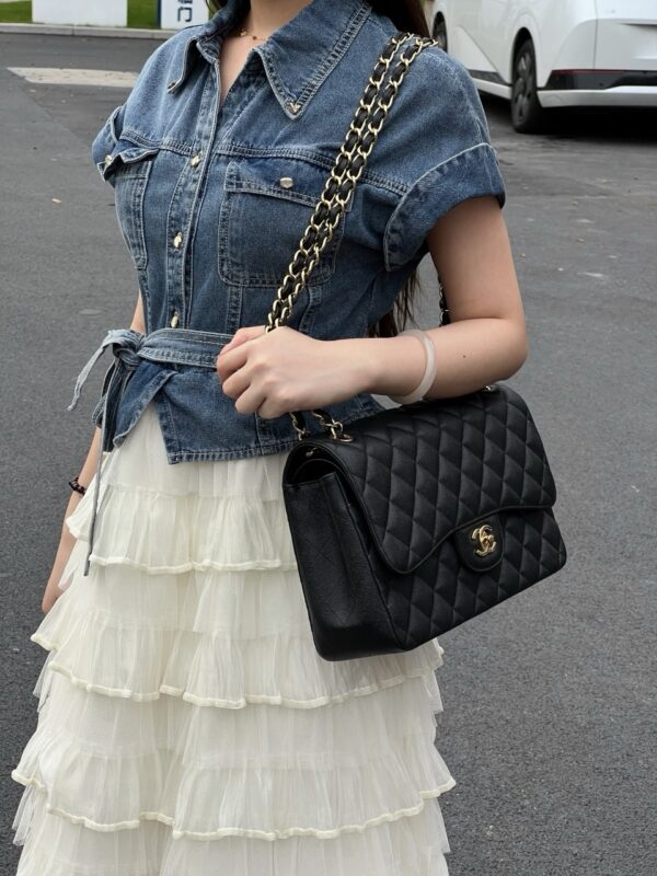 God Factory Chanel CF Bags Code 10482 CF30CM Fine Lines Size 19.5x30x10cm