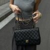 God Factory Chanel CF Bags Code 10488 CF30CM Caviar Size 19.5x30x10cm