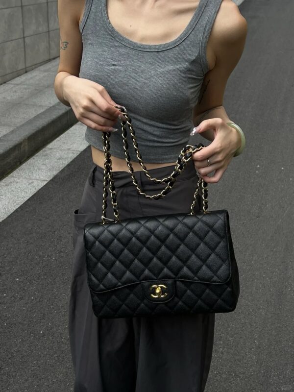 God Factory Chanel CF Bags Code 10488 CF30CM Caviar Size 19.5x30x10cm
