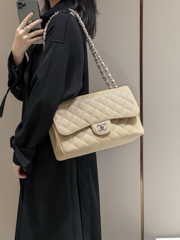 God Factory Chanel CF Bags Code 10491 CF30CM Caviar Size 19.5x30x10cm