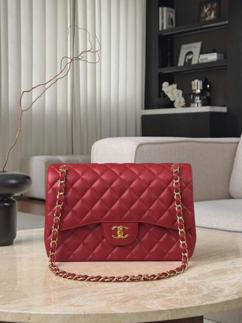 God Factory Chanel CF Bags Code 10492 CF30CM Caviar Size 19.5x30x10cm