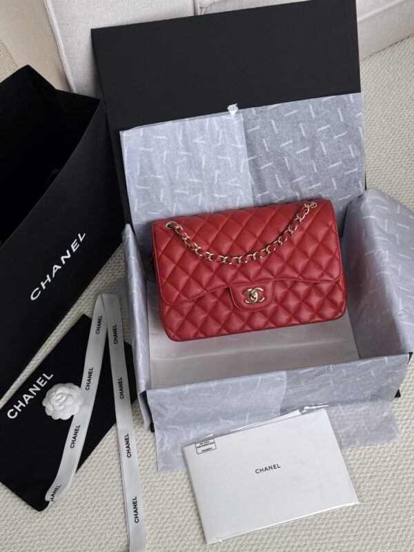 God Factory Chanel CF Bags Code 10492 CF30CM Caviar Size 19.5x30x10cm