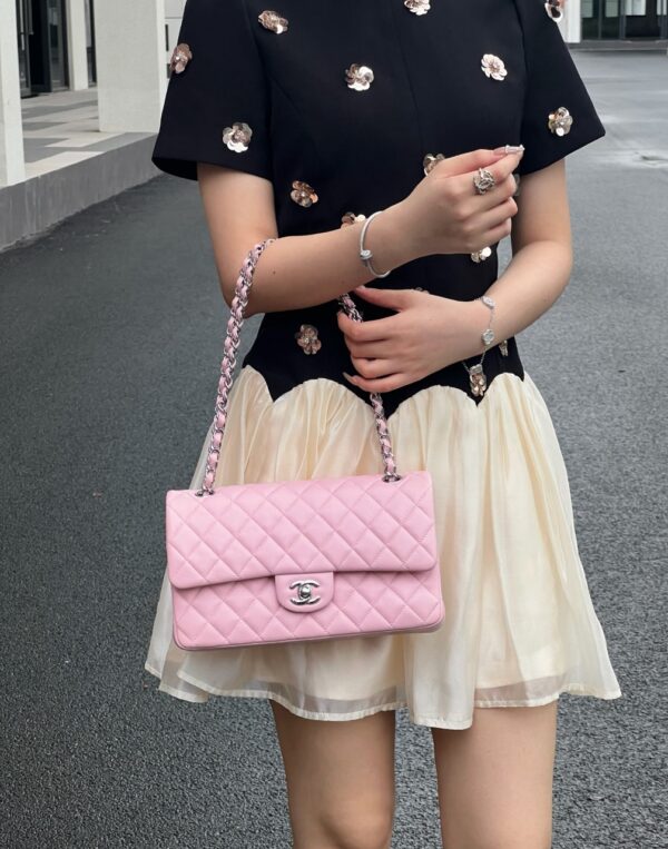 God Factory Chanel CF Bags Code 10493 CF25CM Lambskin Size 15.5x25.5x6.5cm