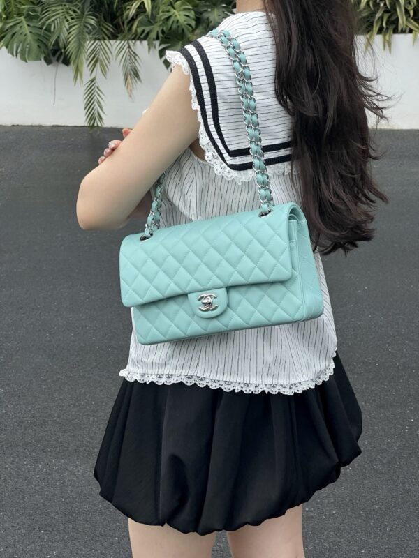 God Factory Chanel CF Bags Code 10495 CF25CM Lambskin Size 15.5x25.5x6.5cm