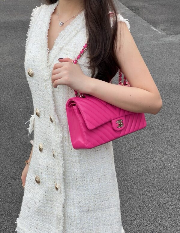 God Factory Chanel CF Bags Code 10496 CF25CM Lambskin Size 15.5x25.5x6.5cm