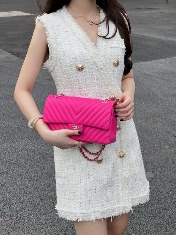 God Factory Chanel CF Bags Code 10496 CF25CM Lambskin Size 15.5x25.5x6.5cm