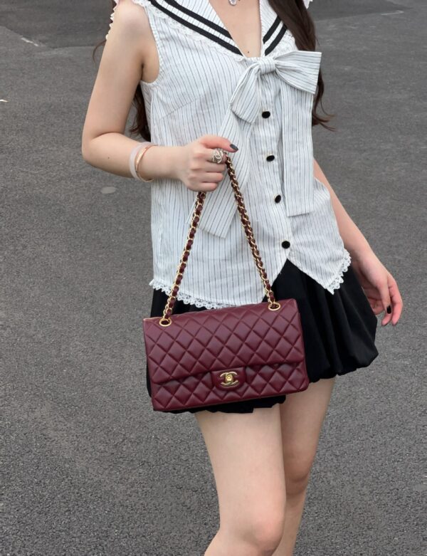 God Factory Chanel CF Bags Code 10499 CF25CM Lambskin Size 15.5x25.5x6.5cm