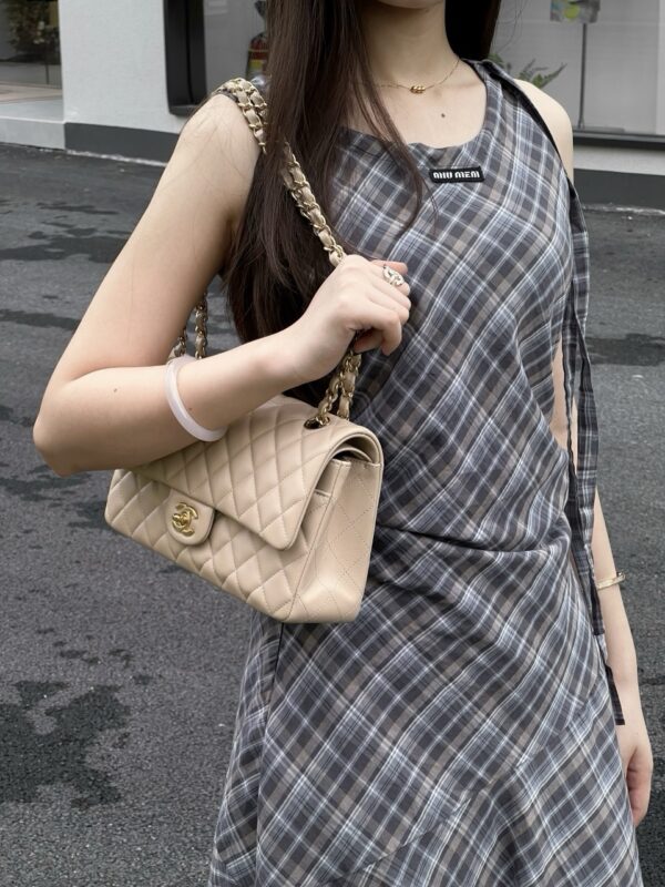 God Factory Chanel CF Bags Code 10501 CF25CM Lambskin Size 15.5x25.5x6.5cm