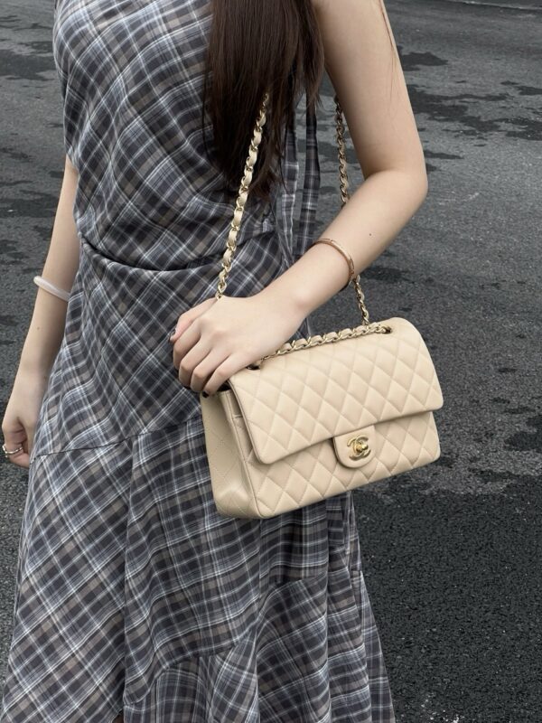 God Factory Chanel CF Bags Code 10501 CF25CM Lambskin Size 15.5x25.5x6.5cm