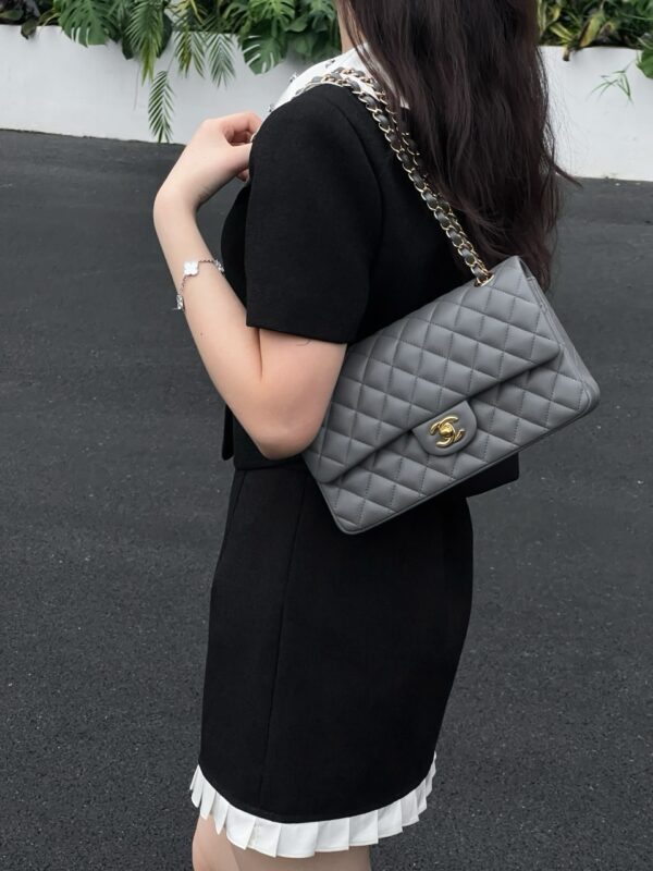 God Factory Chanel CF Bags Code 10502 CF25CM Lambskin Size 15.5x25.5x6.5cm