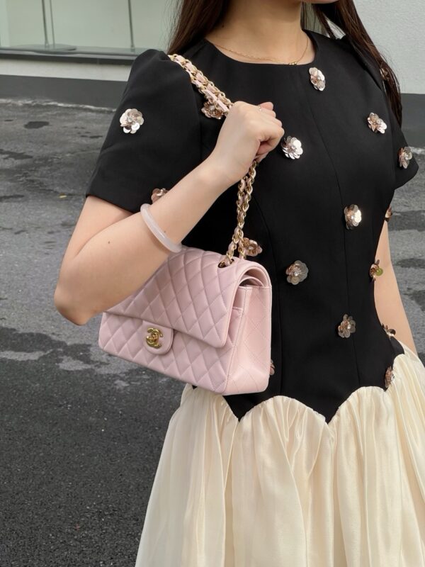 God Factory Chanel CF Bags Code 10503 CF25CM Lambskin Size 15.5x25.5x6.5cm