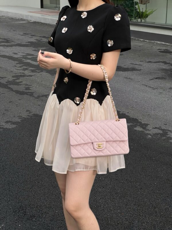 God Factory Chanel CF Bags Code 10503 CF25CM Lambskin Size 15.5x25.5x6.5cm