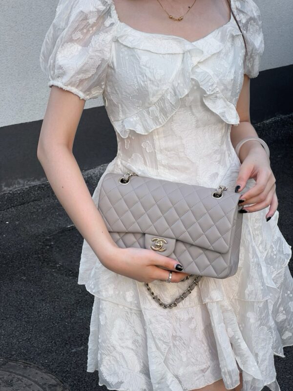 God Factory Chanel CF Bags Code 10511 CF25CM Lambskin Size 15.5x25x6cm