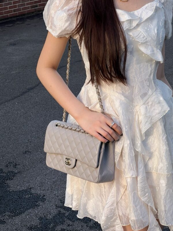 God Factory Chanel CF Bags Code 10511 CF25CM Lambskin Size 15.5x25x6cm