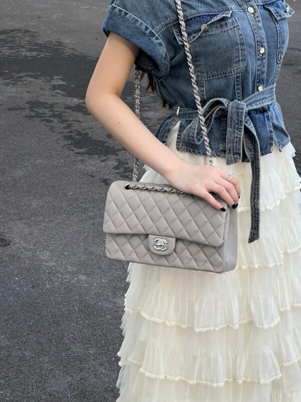 God Factory Chanel CF Bags Code 10512 CF25CM Lambskin Size 15.5x25x6cm