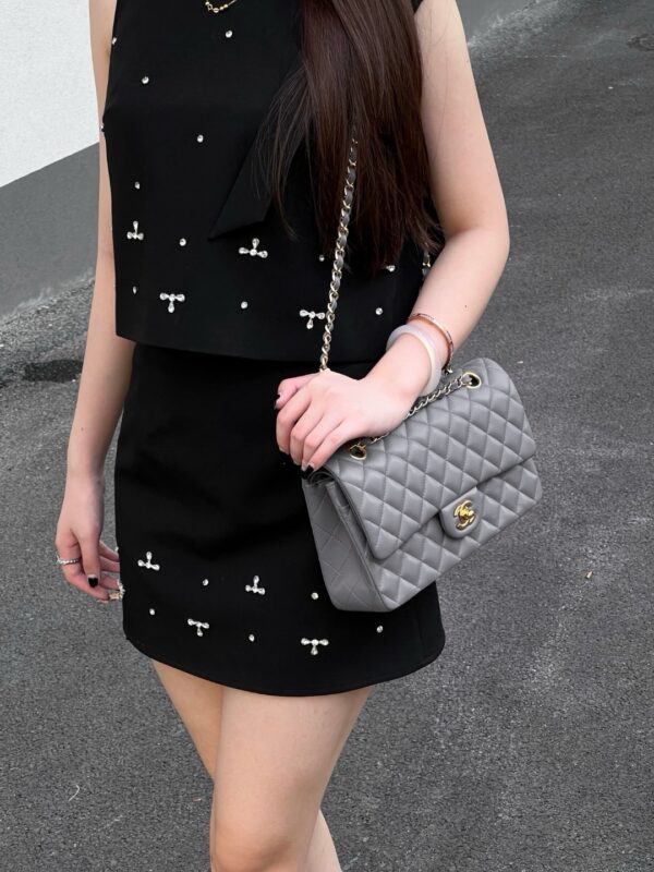 God Factory Chanel CF Bags Code 10513 CF25CM Lambskin Size 15.5x25x6cm