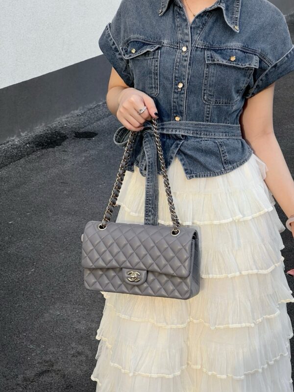 God Factory Chanel CF Bags Code 10514 CF25CM Lambskin Size 15.5x25x6cm