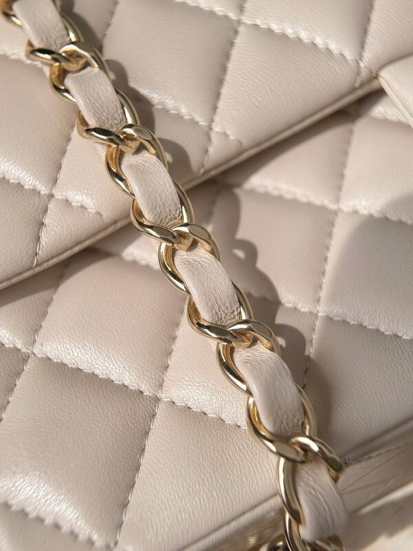 God Factory Chanel CF Bags Code 10516 CF25CM Lambskin Size 15.5x25x6cm