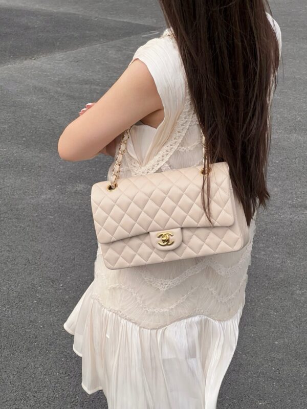 God Factory Chanel CF Bags Code 10516 CF25CM Lambskin Size 15.5x25x6cm