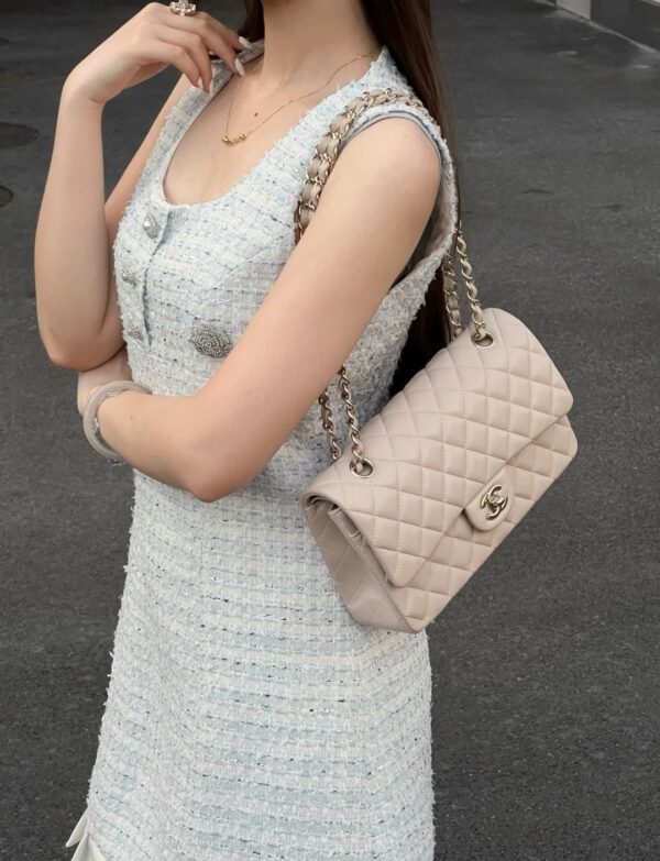 God Factory Chanel CF Bags Code 10517 CF25CM Lambskin Size 15.5x25x6cm