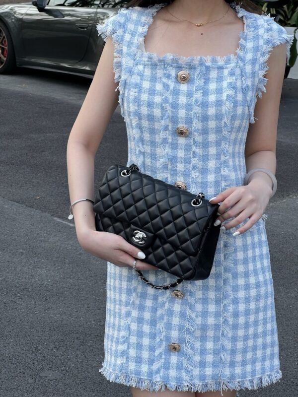 God Factory Chanel CF Bags Code 10519 CF25CM Lambskin Size 15.5x25.5x6.5cm