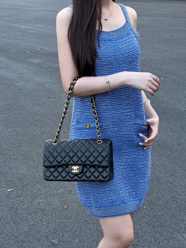 God Factory Chanel CF Bags Code 10520 CF25CM Lambskin Size 15.5x25.5x6.5cm