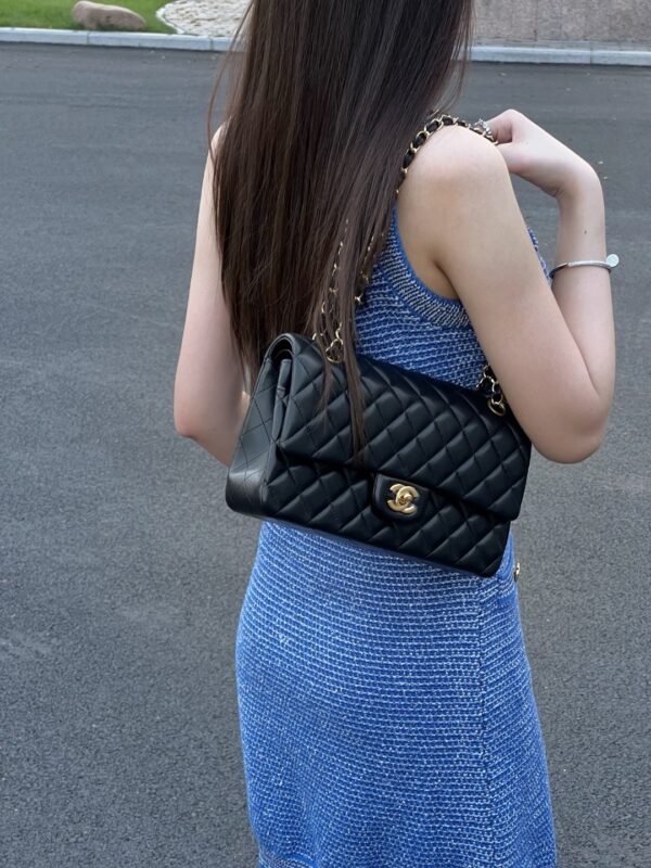 God Factory Chanel CF Bags Code 10520 CF25CM Lambskin Size 15.5x25.5x6.5cm