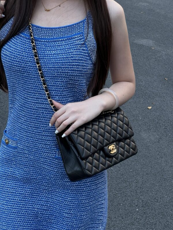 God Factory Chanel CF Bags Code 10520 CF25CM Lambskin Size 15.5x25.5x6.5cm