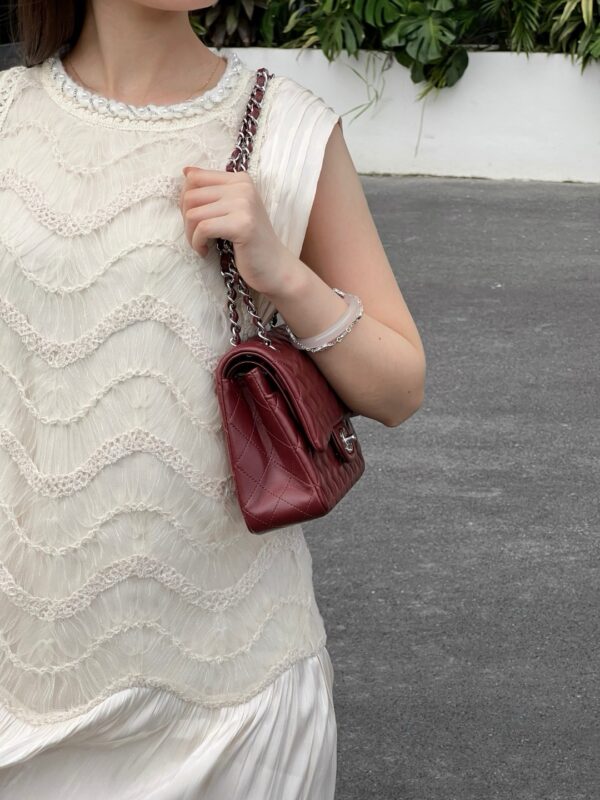 God Factory Chanel CF Bags Code 10522 CF25CM Lambskin Size 15x25x6cm