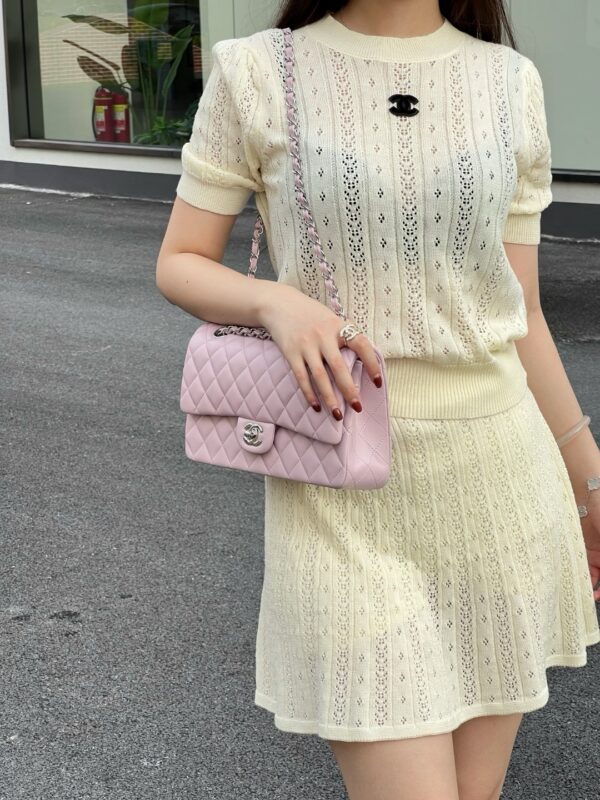 God Factory Chanel CF Bags Code 10525 CF25CM Lambskin Size 15.5x25.5x6.5cm