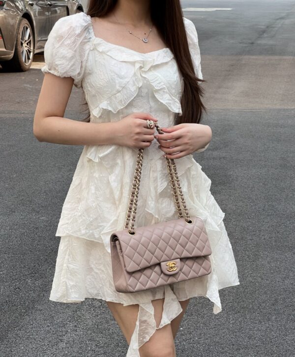 God Factory Chanel CF Bags Code 10528 CF25CM Lambskin Size 15.5x25.5x6.5cm