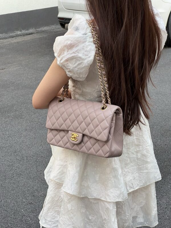 God Factory Chanel CF Bags Code 10528 CF25CM Lambskin Size 15.5x25.5x6.5cm