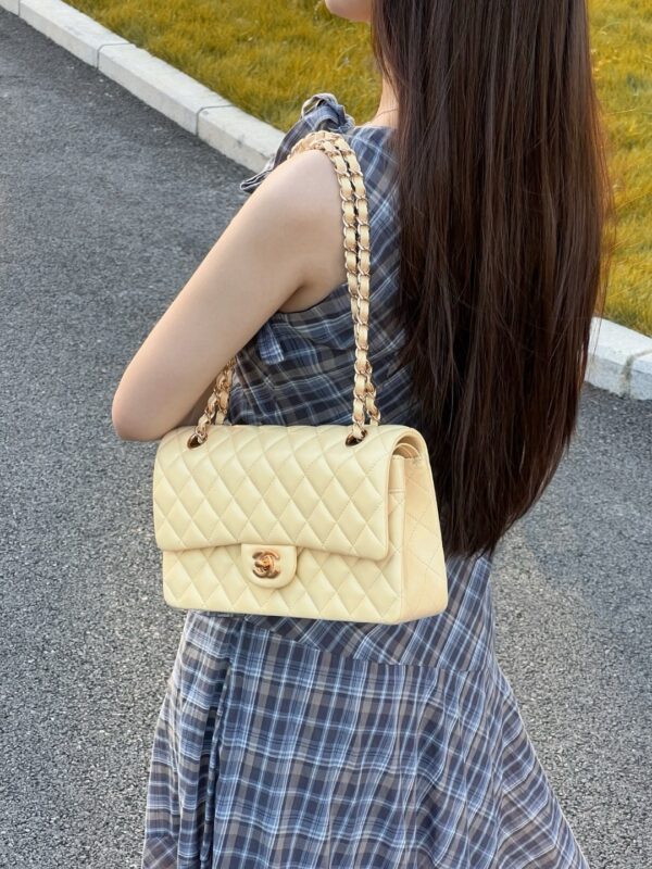 God Factory Chanel CF Bags Code 10534 CF25CM Lambskin Size 15.5x25.5x6.5cm