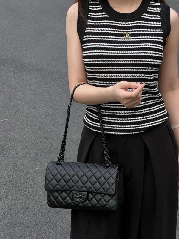 God Factory Chanel CF Bags Code 10538 CF25CM Lambskin Size 15.5x25.5x6.5cm