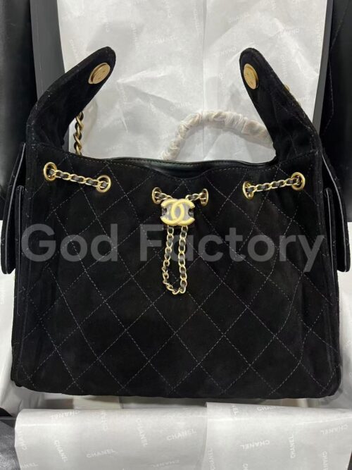 God Factory QC 2026-3-29 25Bag black suede 30CM