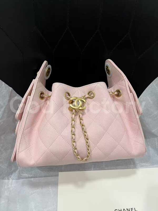 God Factory QC 2026-3-31 Mini 25 bag caviar leather light pink